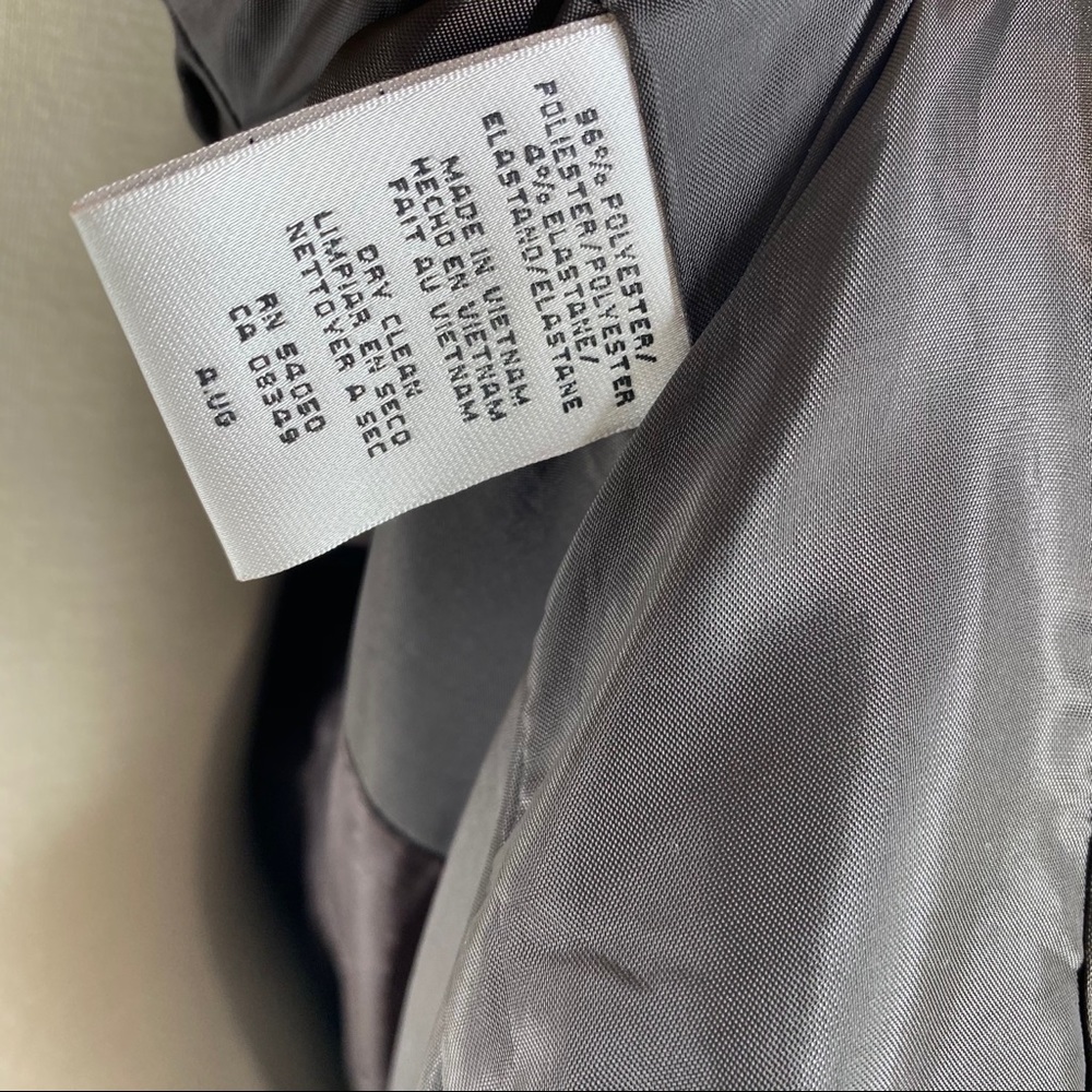 Nine West Sleek Solid Brown Single Button Blazer - image 4